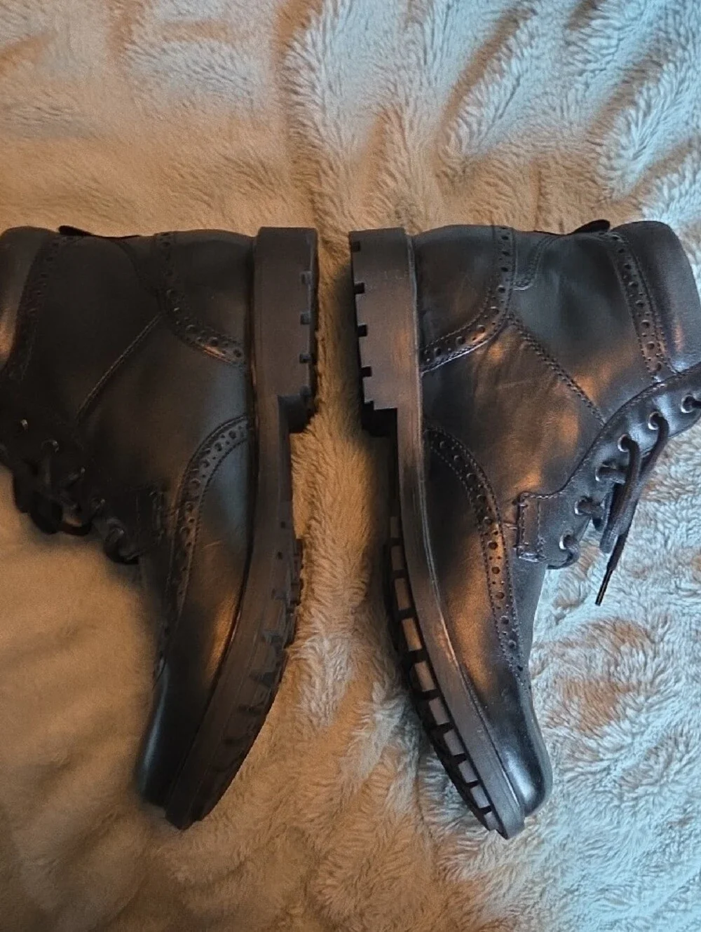 Mens Clarks Black Currinton Rise Leather Boots